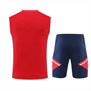 22-23 Arsenal vest training suit kit red