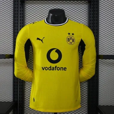 26-27 Player Dortmund Home Long Sleeve Kit Cheap Football Jersey Wholesale Yupoo