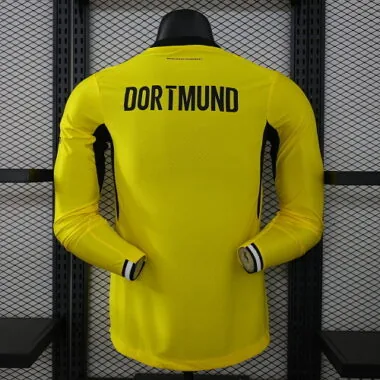 26-27 Player Dortmund Home Long Sleeve Kit Cheap Football Jersey Wholesale Yupoo