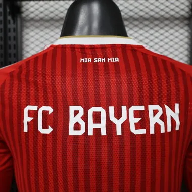 26-27 Player FC Bayern Home Long Sleeve Kit S-3XL Cheap Football Jersey Wholesale Yupoo