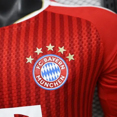 26-27 Player FC Bayern Home Long Sleeve Kit S-3XL Cheap Football Jersey Wholesale Yupoo