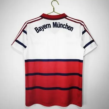 1998-00 Retro FC Bayern Away Kit Cheap Football Jersey Wholesale Yupoo