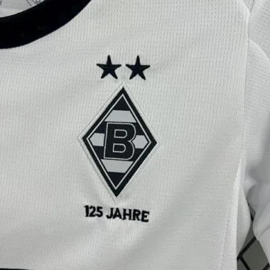 25-26 Kids Borussia Mönchengladbach Home Kit Cheap Football Jersey Wholesale Yupoo