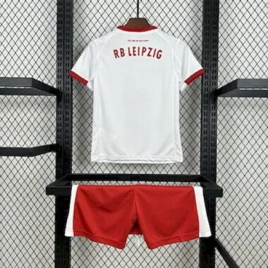 25-26 Kids RB Leipzig Home Kid Cheap Football Jersey Wholesale Yupoo
