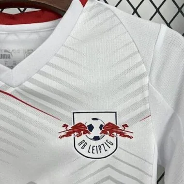 25-26 Kids RB Leipzig Home Kid Cheap Football Jersey Wholesale Yupoo