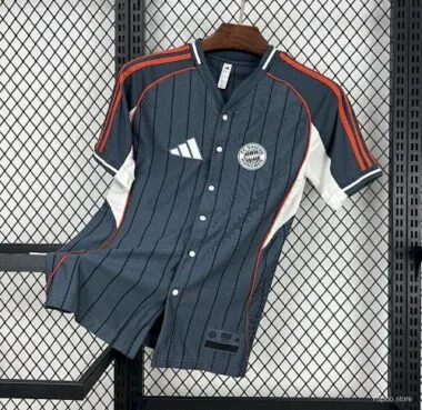 25-26 Bayern Munich US Pack Baseball Jersey S-4XL Cheap Soccer Jerseys Yupoo