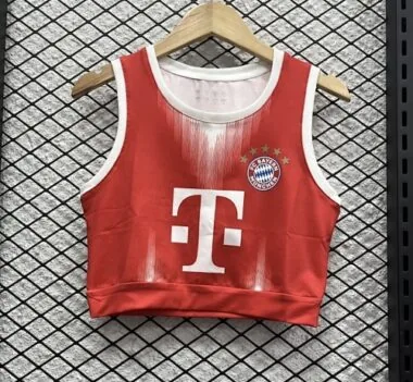25-26 Bayern Women#039;s Vest Home Kit S-XL Cheap Football Jersey Wholesale Yupoo