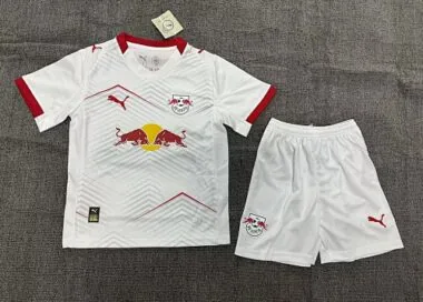 25-26 Kids RB Leipzig Home Kit Cheap Football Jersey Wholesale Yupoo