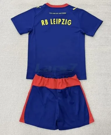 25-26 Kids RB Leipzig Away Kit Cheap Football Jersey Wholesale Yupoo