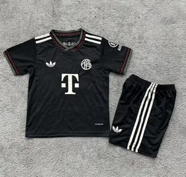 25-26 Kids Bayern Third Away Champions League Kit Cheap Football Jersey Wholesale Yupoo