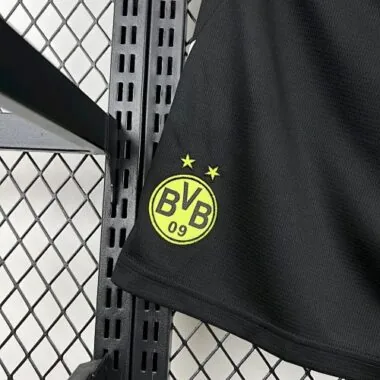 25-26 Shorts Dortmund Black Kit Cheap Football Jersey Wholesale Yupoo