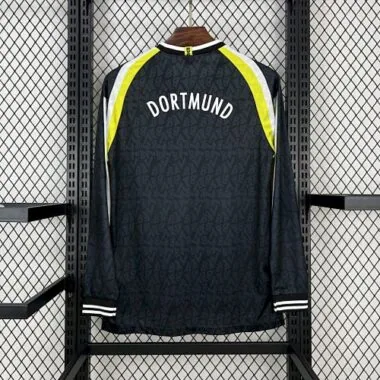 1995-96 Retro Long Sleeves Dortmund Away