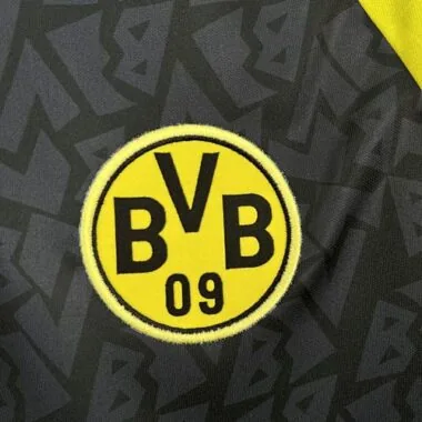 1995-96 Retro Long Sleeves Dortmund Away