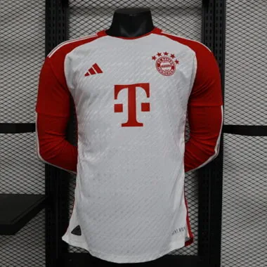 23-24 Bayern Home Player Version Long Sleeve Soccer Jerseys Yupoo
