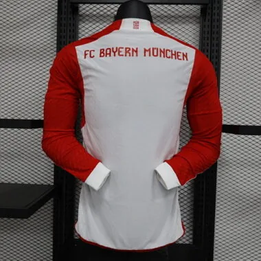 23-24 Bayern Home Player Version Long Sleeve Soccer Jerseys Yupoo