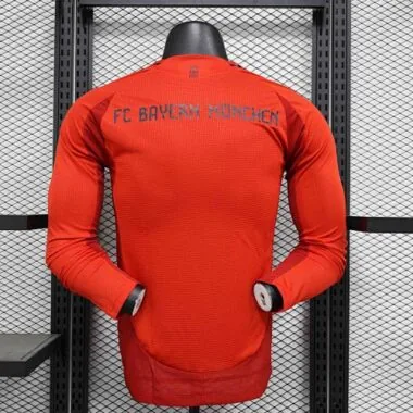 24-25 Bayern Munich Home Long Sleeve Player Version Shirt