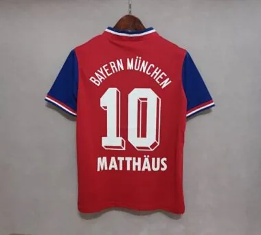 93-94 Bayern Munich home red blue