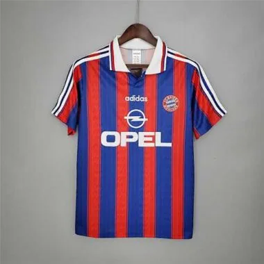 95-97 Bayern Munich home red blue