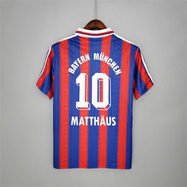 95-97 Bayern Munich home red blue