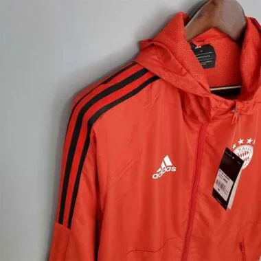 21-22 Bayern Red Windbreaker