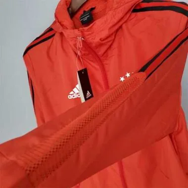 21-22 Bayern Red Windbreaker