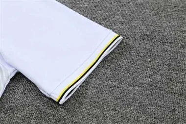 Polo Dortmund grey and white stripes