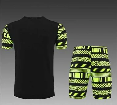 22-23 Dortmund Training Suit Short Sleeve Kit Black