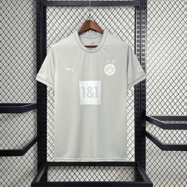 2023/24 Dortmund Silvery White best soccer jersey