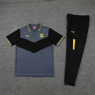 Polo Dortmund cinzento escuro
