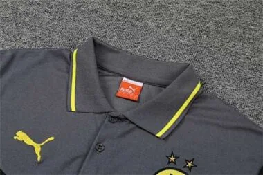 Polo Dortmund cinzento escuro