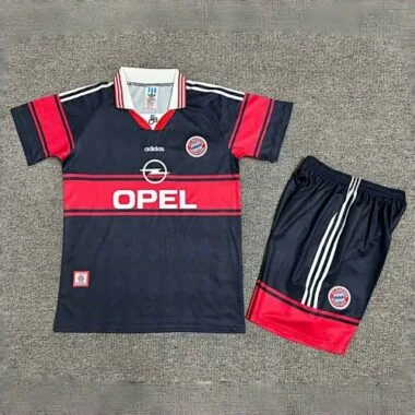 97-99 Bayern Munich Home Retro Kid Kits Youth Apparels