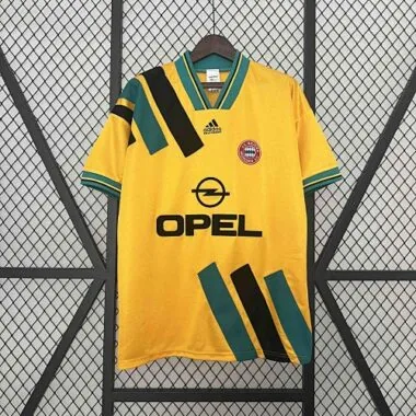 93-95 Bayern Away Retro Kit Soccer Uniform