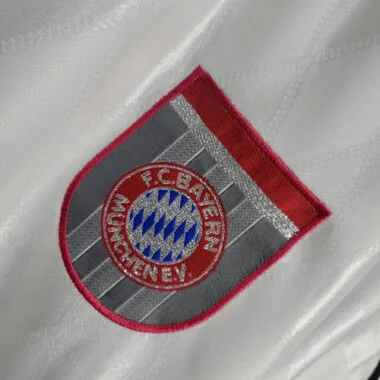 Camisa vintage do Bayern de Munique, equipamento retro de deslocamento, 96-98