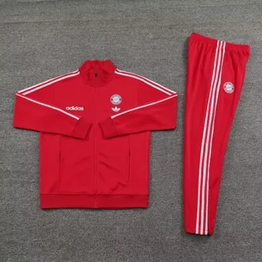 24-25 Bayern Long Sleeve Kits Red Jacket Suits