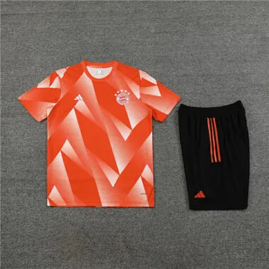 23-24 Bayern Training Orange Soccer Jerseys Yupoo