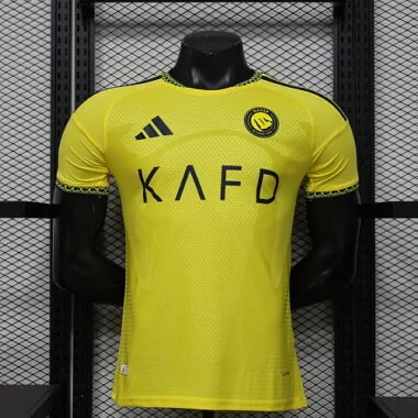 26-27 Player Al-Nassr Home Kit With Sponsor S-3XL Cheap Football Jersey Wholesale Yupoo