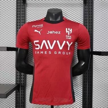 25-26 Player Al-Hilal Saudi Training Kit Cheap Football Jersey Wholesale Yupoo