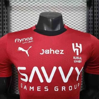 25-26 Player Al-Hilal Saudi Training Kit Cheap Football Jersey Wholesale Yupoo