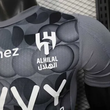 Equipamento de jogo fora de casa n.º 3 do Al-Hilal da Arábia Saudita, para jogadores 25-26 – Camisola de futebol barata, venda por grosso na Yupoo