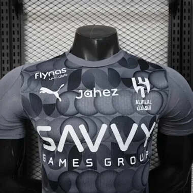 Equipamento de jogo fora de casa n.º 3 do Al-Hilal da Arábia Saudita, para jogadores 25-26 – Camisola de futebol barata, venda por grosso na Yupoo