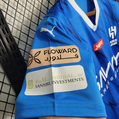 23-24 Al Hilal home size S-4XL Soccer Jersey