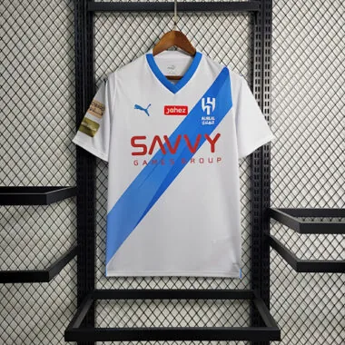 23-24 Al Hilal away size S-4XL Soccer Jersey