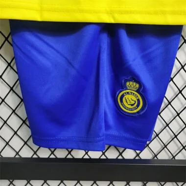 2023/24 Kids Al Nassr Home Sizes Soccer Jerseys