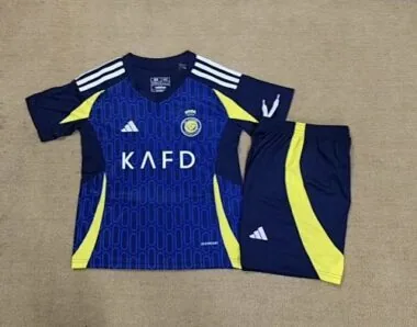 24-25 Al-Nassr Away Kids Soccer Jerseys Yupoo