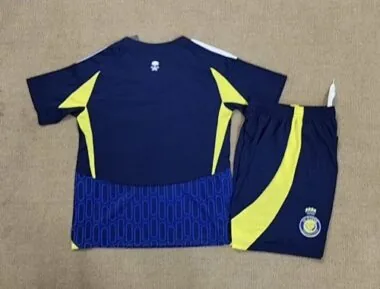 24-25 Al-Nassr Away Kids Soccer Jerseys Yupoo