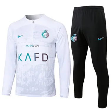 23-24 Al-Nassr Long Sleeve Kits White Training Suits