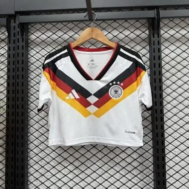 2026 Women#039;s Germany Home Crop Top World Cup Cheap Football Jersey Wholesale Yupoo