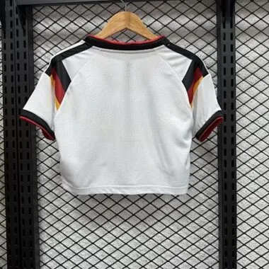 2026 Women#039;s Germany Home Crop Top World Cup Cheap Football Jersey Wholesale Yupoo