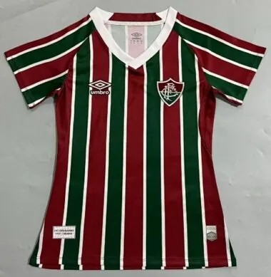 25-26 Fluminense FC Women#039;s Home Kit Cheap Football Jersey Wholesale Yupoo