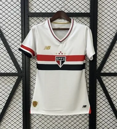 2025 Sao Paulo FC Women#039;s Home Kit Cheap Football Jersey Wholesale Yupoo